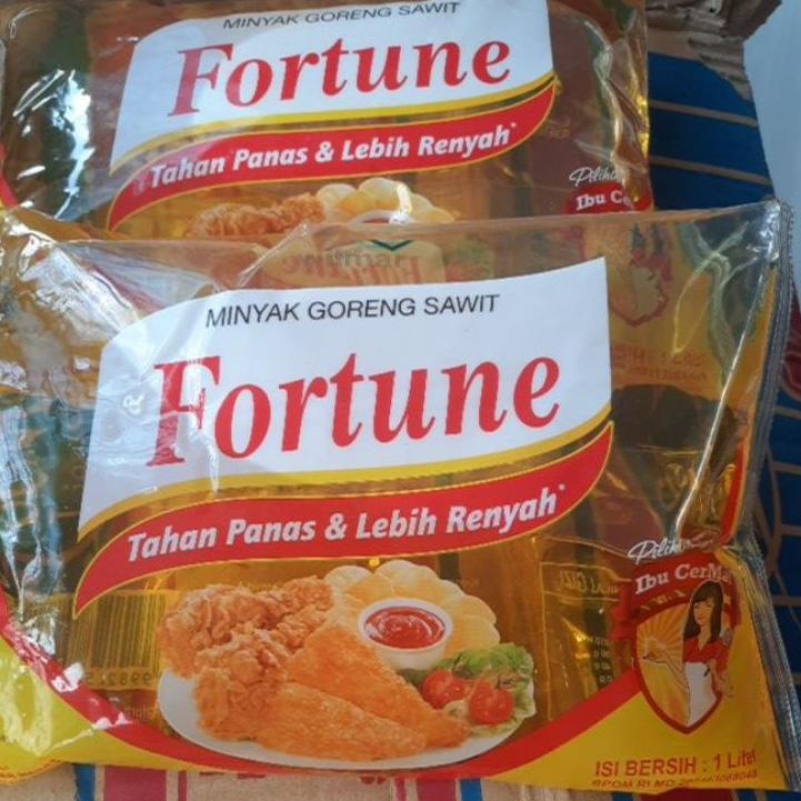 

♖ minyak goreng fortune bantal 1 liter paling murah