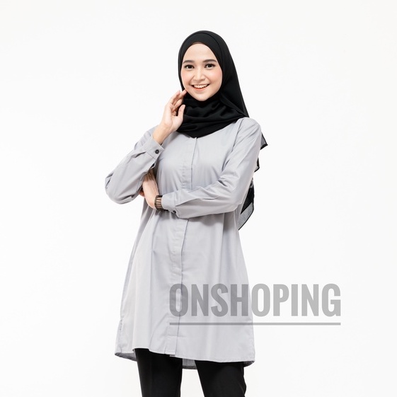 TUNIK TOYOBO/ TUNIK POLOS / KEMEJA TUNIK/ BLOUSE TUNIK/TUNIK PUTIH