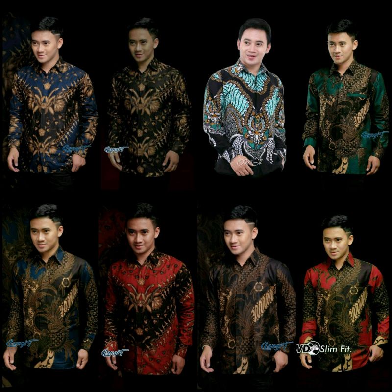 11.11 BIG SALE KEMEJA BATIK PRIA MURAH M L XL BAJU COWOK COUPLE  ANAK