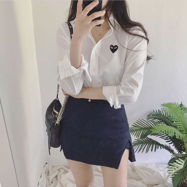 Kemeja CDG katun premium