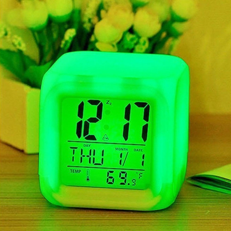 Jam Alarm Digital Model Serba Guna Dengan Lampu Led Owt