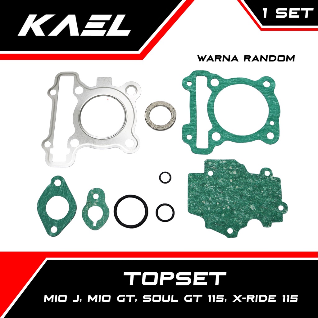 Topset Yamaha Mio J &amp; Mio GT &amp; Soul GT 115 Old &amp; X-Ride 115 Lama-Awal Top Set Gasket-Paking-Packing Kit