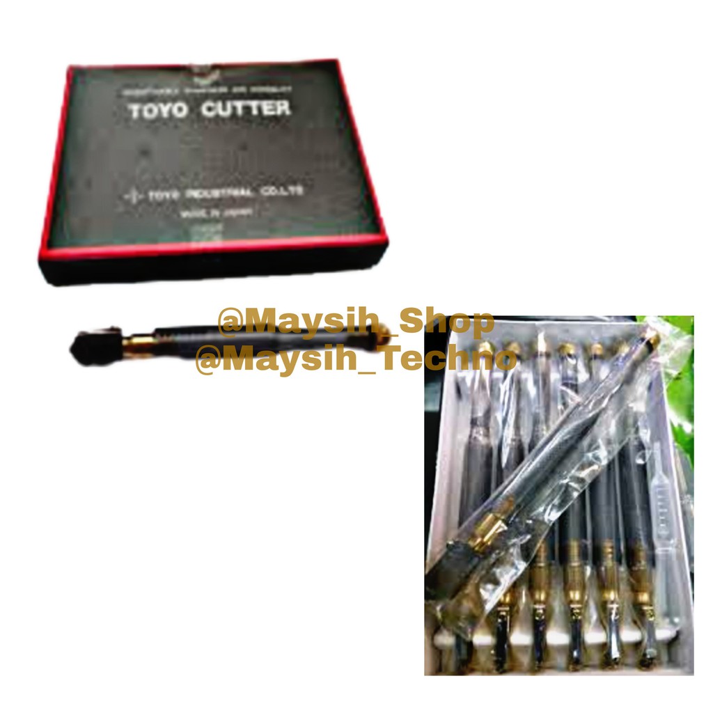 Toyo Glass Cutter Tc 90 / Pemotong Kaca Toyo Tc 90 / Made In Japan (harga Satuan)