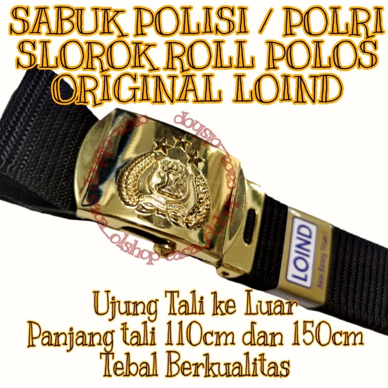 SABUK PDH POLRI LOIND GESPER POLISI