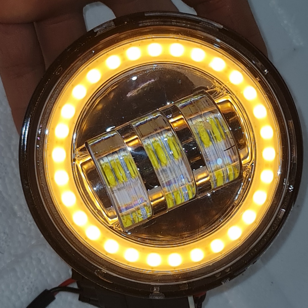 lampu LED sorot Foglamp daymaker 4.5 inchi