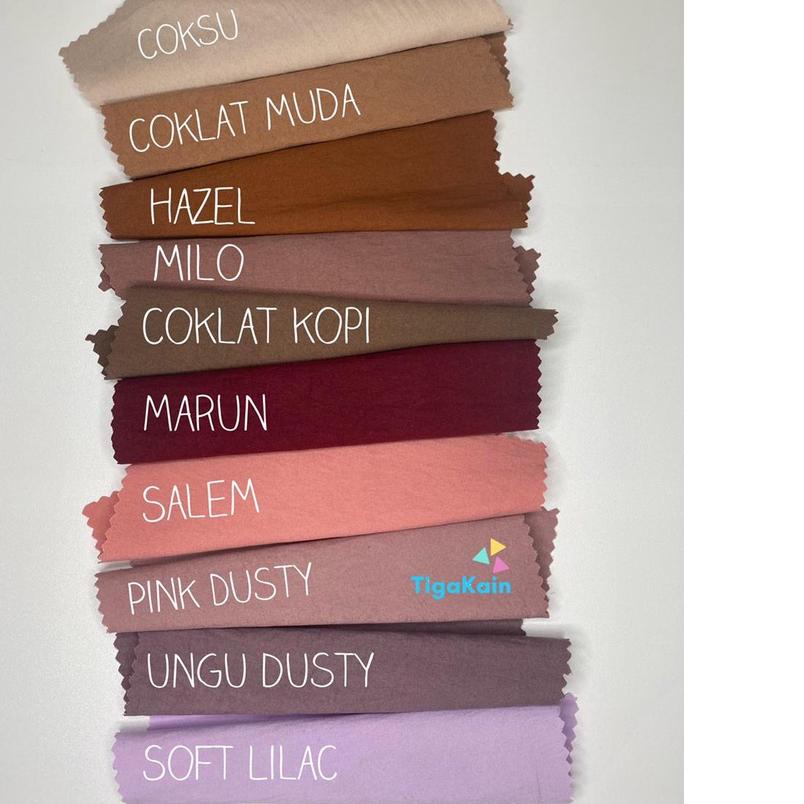 ❂ 1 Meter Kain Jasmine Airflow Semi Crinkle ➳