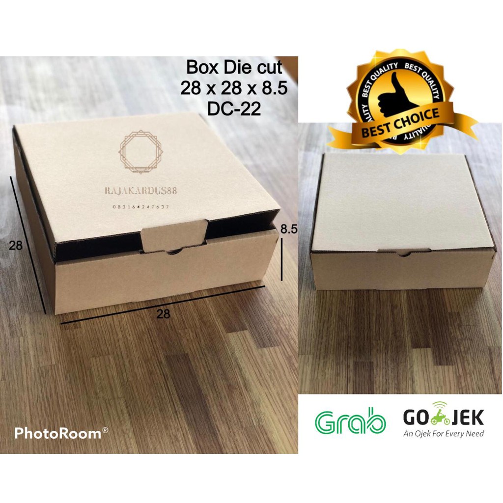 

KARDUS DIE CUT/KARDUS PIZZA POLOS UK 28X28X8.5 CM