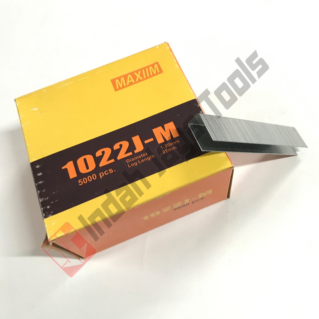 Maxiim 1022J 22 mm Isi Paku Tembak Staples - Refill Air Nailer 1022 J