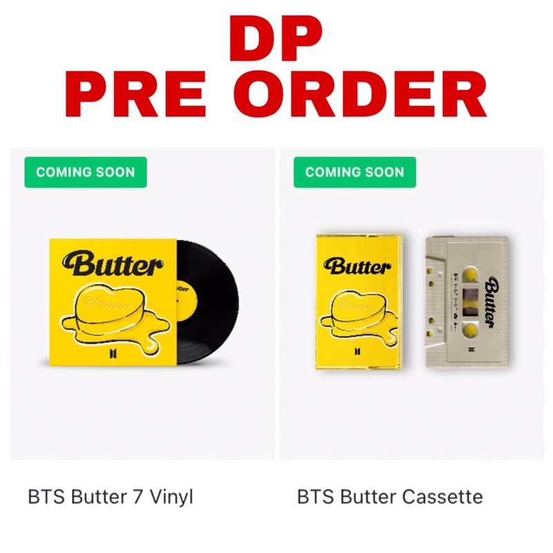 BTS Butter Vinyl / Cassette