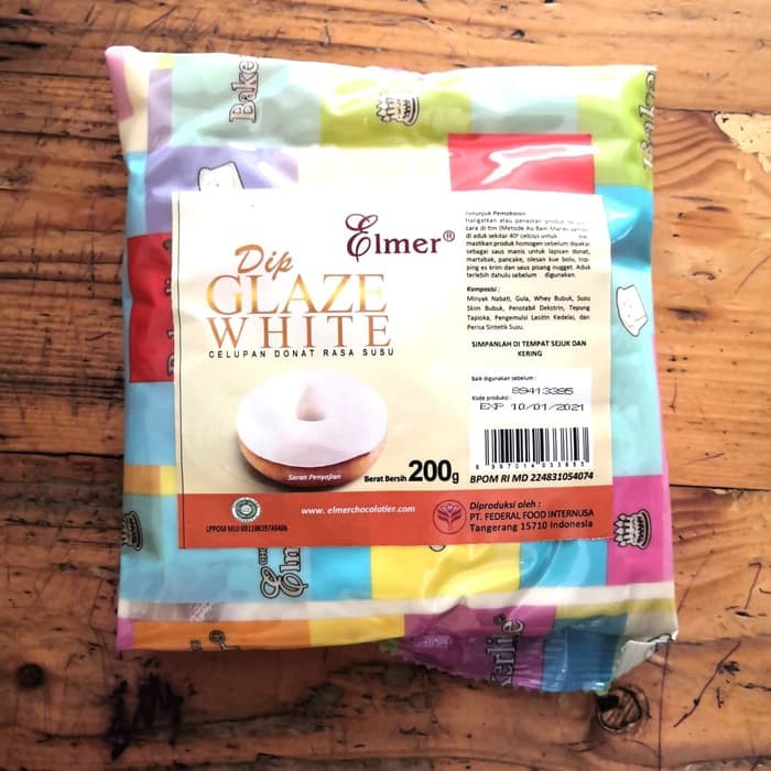 

Elmer glaze white susu 200gr
