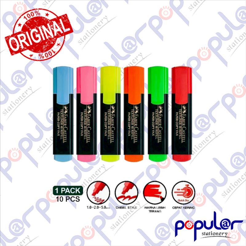 

Highlighter Faber Castell Textliner 48