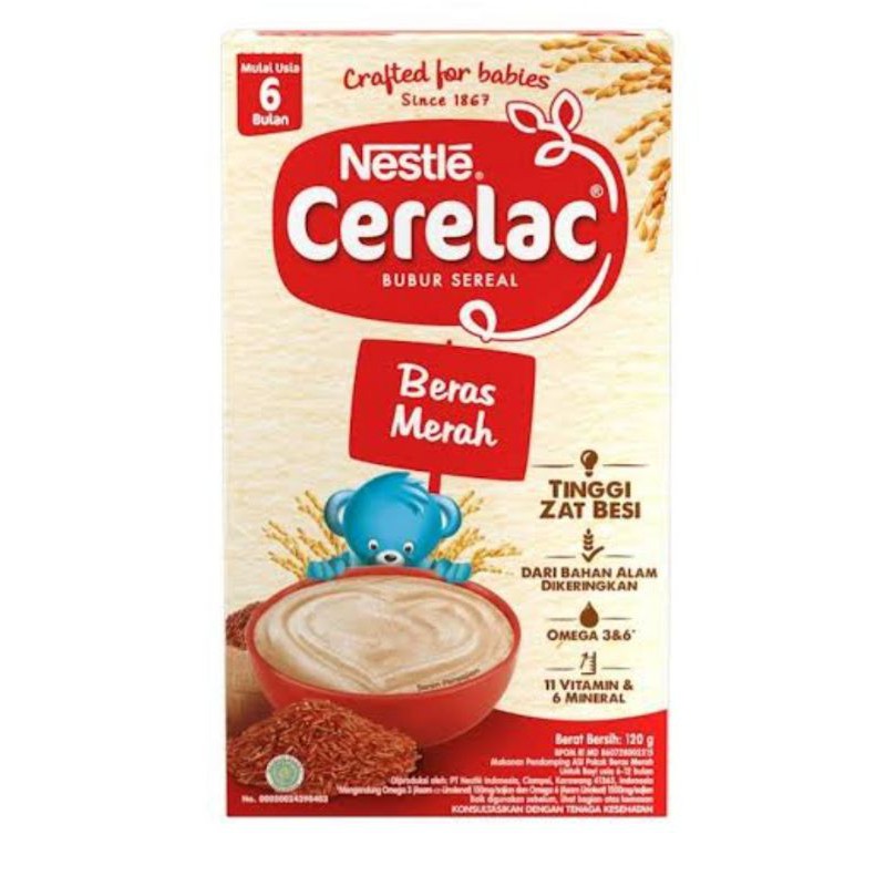 Nestle Cerelac Beras Merah 120 g