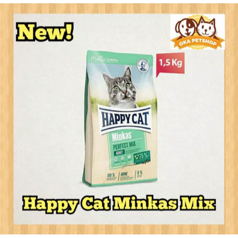 Happy Cat Minkas Perfect Mix Adult 1,5kg Freshpack - Happy Cat Lamb&amp;Fish