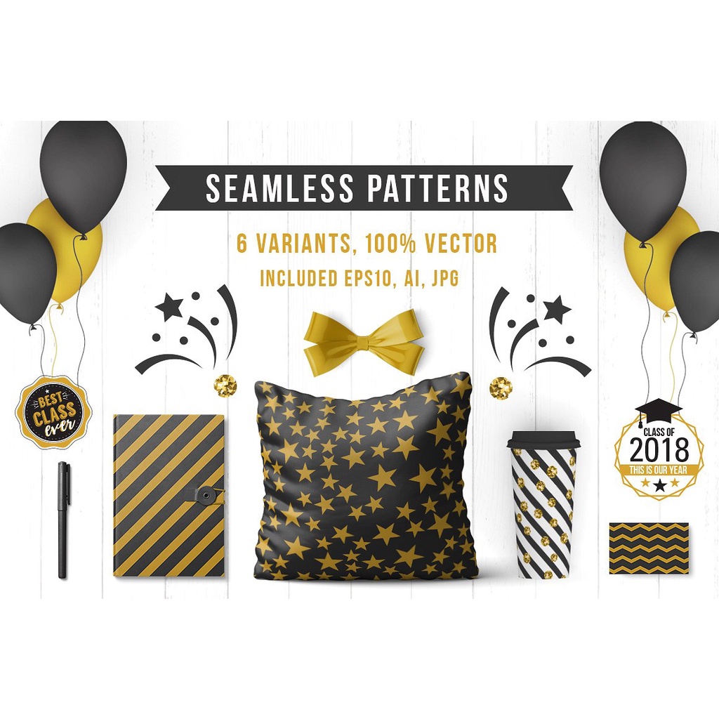 Graduate Party Collection - Vector Designs - Business Branding