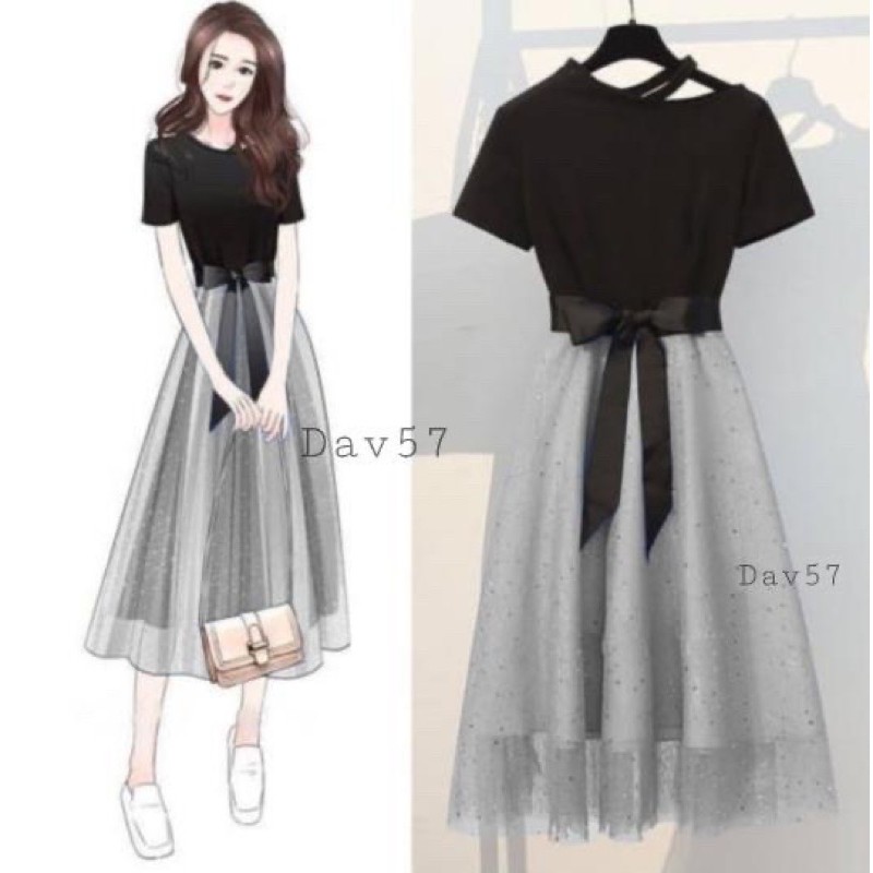 JC VD- Davina dress / Dress wanita korea Murah / Dress wanita terbaru