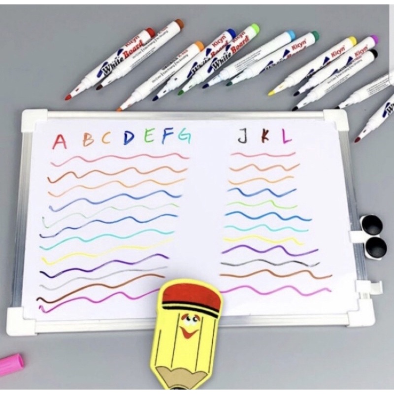 [BONUS SENDOK KERAMIK] MAINAN SPIDOL AIR AJAIB MENGAPUNG 8 WARNA/ MARKER SPIDOL WHITE | SPIDOL AJAIB NGAPUNG Di AIR MAGIC MARKER FLOATING PEN WATER BASED MARKER HITS CIRAL SPIDOL APUNG PAPAN TULIS WHITEBOARD