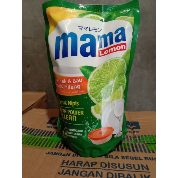 Mama Lemon Jeruk Nipis Pouch 680ml