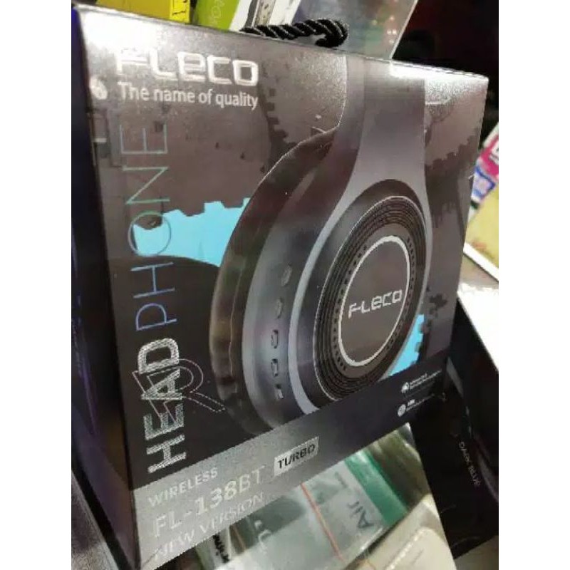 Headset Bluetooth Fleco FL-138BT Mega Bass Bombastis New Version