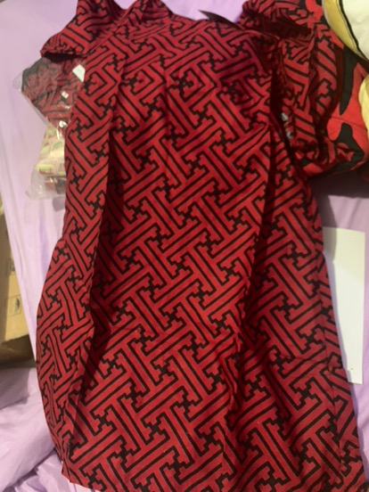 Batik Couple Keluarga Sania Ruffle Ori Ndoro Jowi Dnt Motif Bata Merah