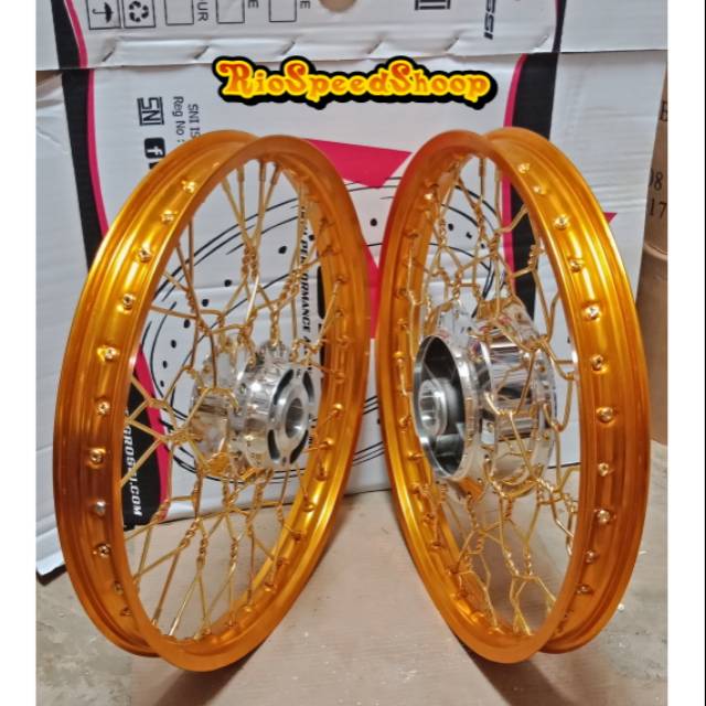 Velg VEGA-Jupiter-Fizr JariJari Kepang Velg Gold