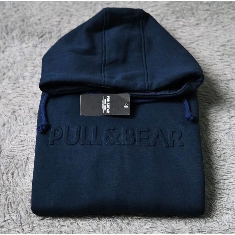 HOODIE PULL AND BEAR / SWEATER PULL AND BEAR / HOODIE TIMBUL / JAKET PULL AND BEAR EMBOS UNISEX PREMIUM