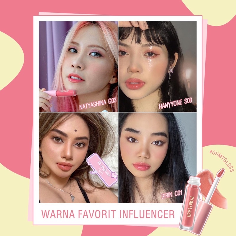 PINKFLASH Lasting Glossy Lipgloss China / Matte Lipcream Silky Velvet Lip Cream Lipstick Cheek Duo Tint Watery Glam Eyeliner Brush Mascara Eyebrow Pencil Blush On Contour Foundation Concealer Loose Pressed Powder Highlighter Blender Palette Puff Indonesia