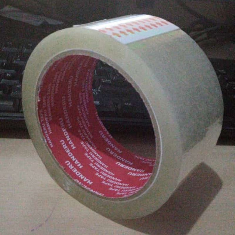 

Lakban handeru 2 inch Bening/coklat uk 50,60,70,80,90 yard