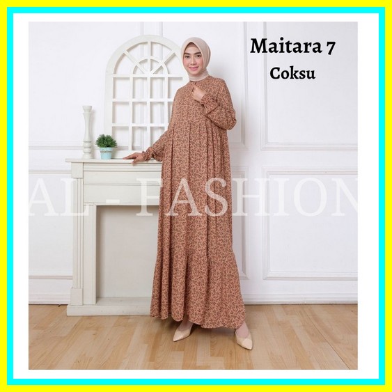 12.12|R-1275||Baju Muslim Wanita Lio Maxy Dress Pakaian Muslim Wanita Terbaru 2020 Ld.100 Pb.138 Kan