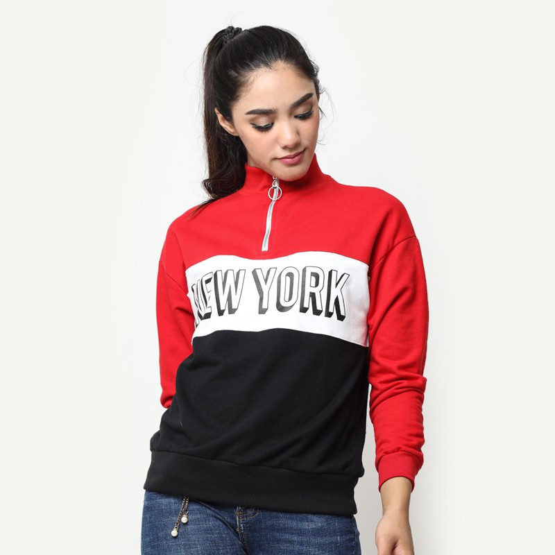 Rave Habbit Danika Sweatshirt Wanita - Multicolour