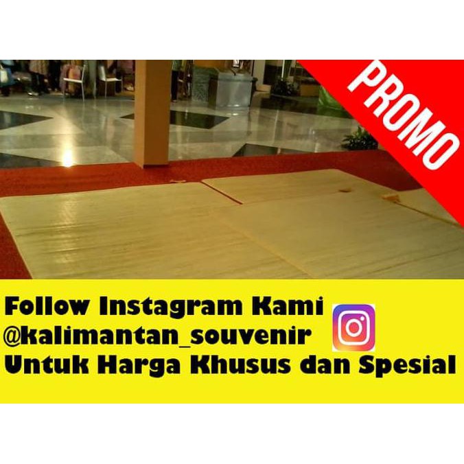 DISKON Lampit Rotan Saburina 176x250, Tikar Rotan Kalimantan, Karpet Rotan DR459