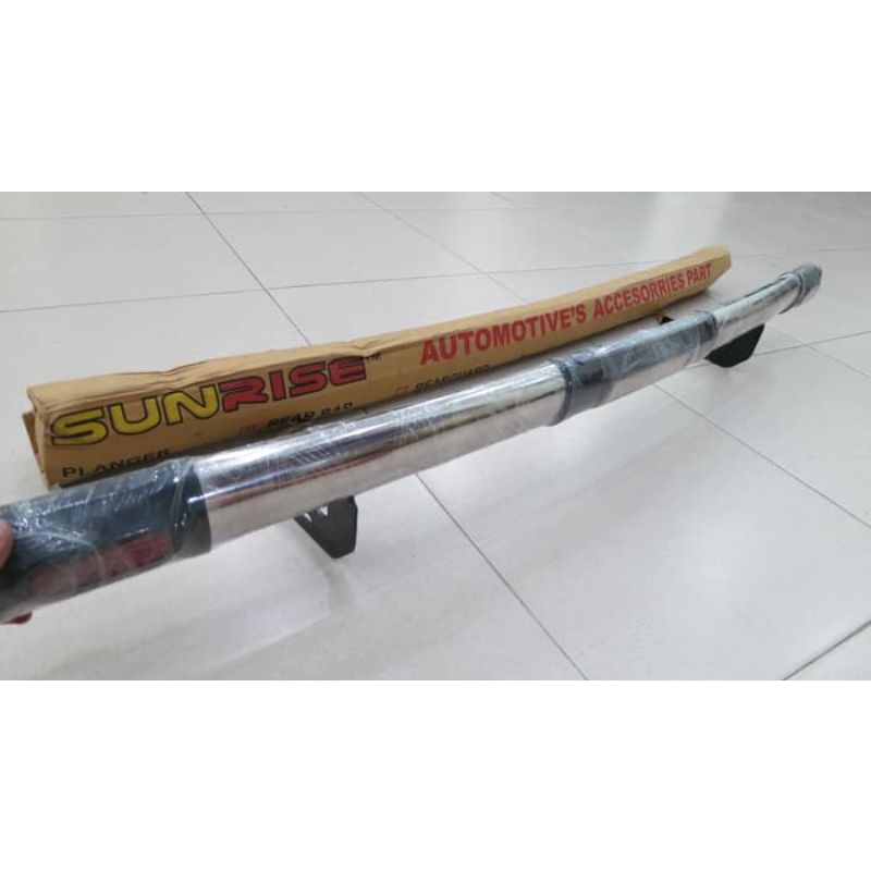 pengaman tanduk bemper belakang oval/gepeng kijang kapsul new lgx krista 1997 98 99 2000 2001 2002 2