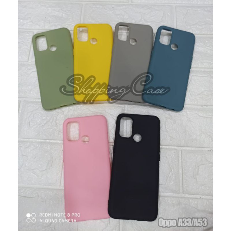 SHC888 OPPO A33/A53 SIX CANDY CASE PREMIUM SOFTCASE WARNA POLOS
