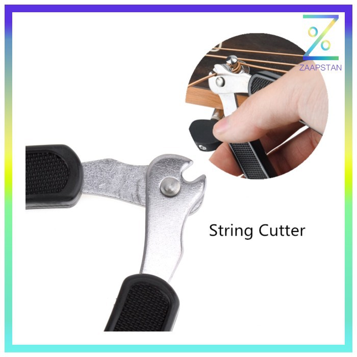 Guitar Tools 3 in 1 String Winder + Bridge Pins Puller + String Cutter