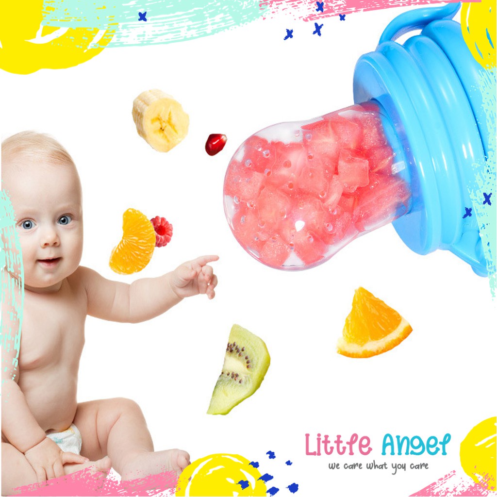 Dot Buah Bayi Empeng Buah Gigitan Bayi Fruit Food Feeder Baby Termurah Import COD