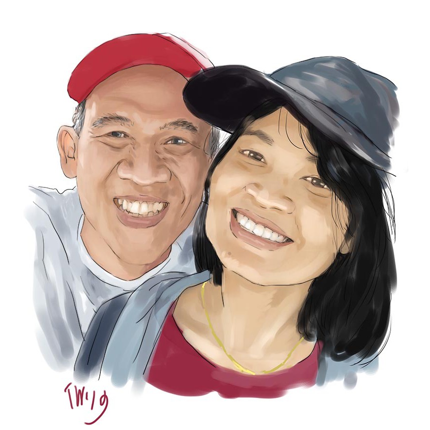

skets couple