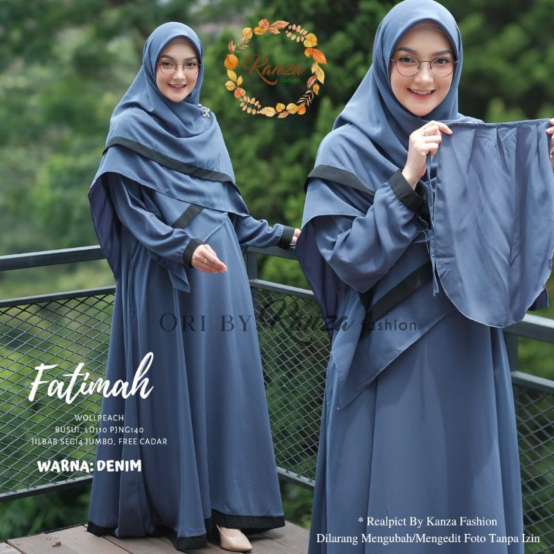 Gamis Muslimah FATIMAH Syari ORIGINAL