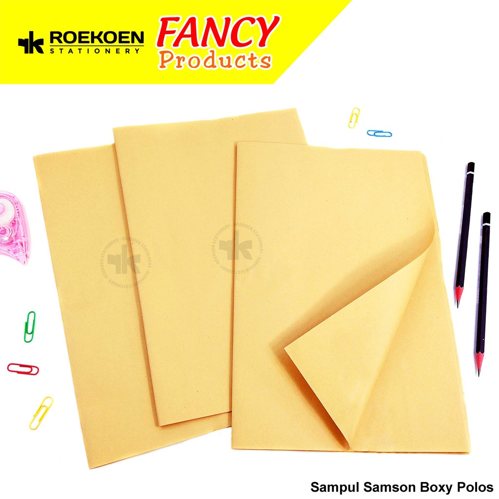

Tanpa Merk Sampul Boxy Samson Polos (20 Lembar)