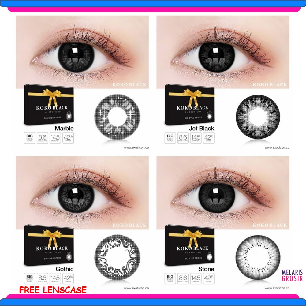 SOFTLENS X2 KOKO BLACK MINUS (-0.50 s/d -6.00) BY EXOTICON