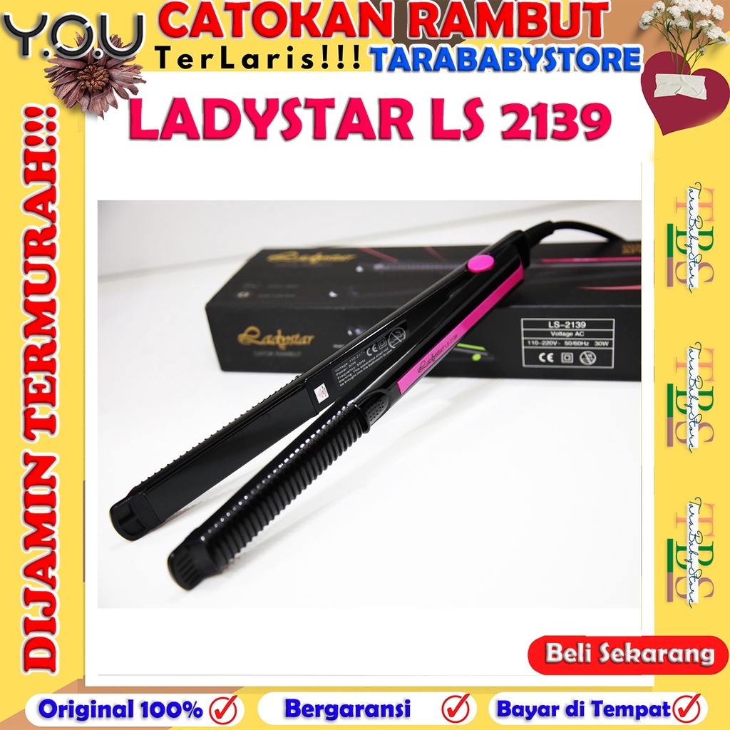 catok rambut/catokan rambut ladystar LS-2139 ORIGINAL 100% , catokan 2in1 [ORIGINAL]