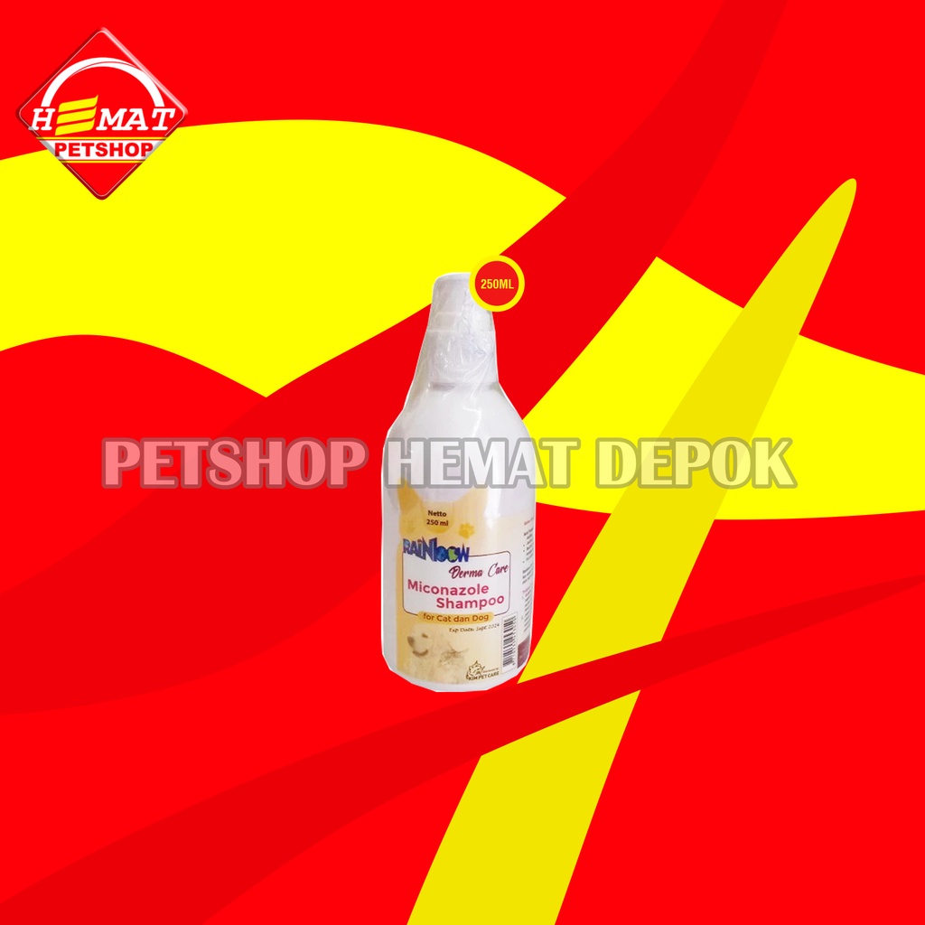 Rainbow Shampoo Kucing Cat Shampoo anti Jamur miconazole 250 ML