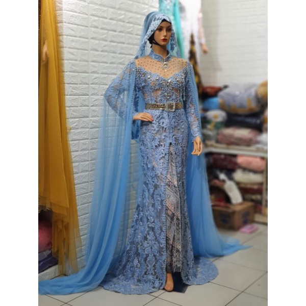 TERBARU KEBAYA AKAD  MEWAH FULL PAYET BEREKOR//KEBAYA AKAD MODREN/EBAYA PESTA BEST SELER