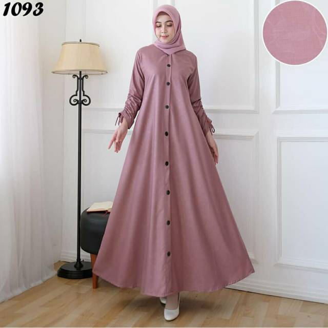 Gamis Dress Baju Pakaian Gamis Payung Gamis Terbaru Gamis Polos Shopee Indonesia