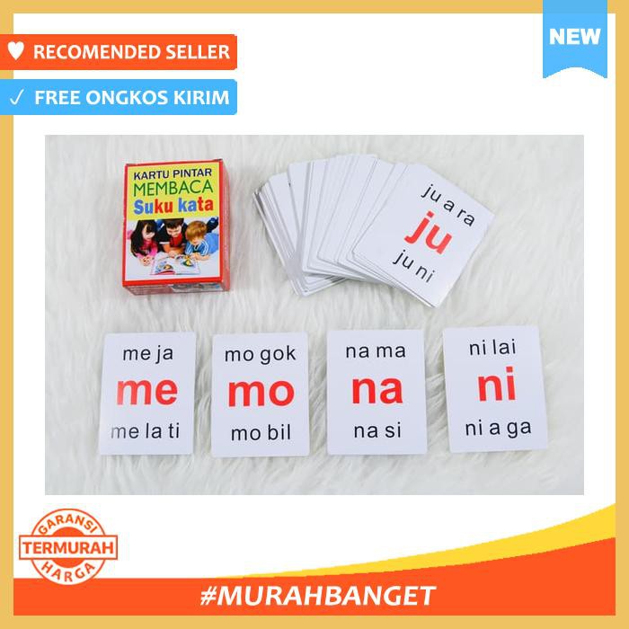 FLASHCARD KARTU PINTAR MEMBACA SUKU KATA