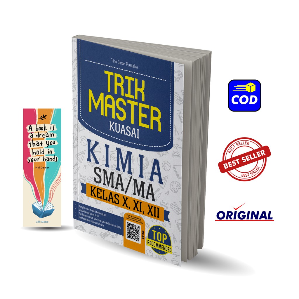 BUKU SMA : TRIK MASTER IPA SMA / BUKU ILMU PENGETAHUAN ALAM SMA / BUKU JURUSAN IPA-Kimia