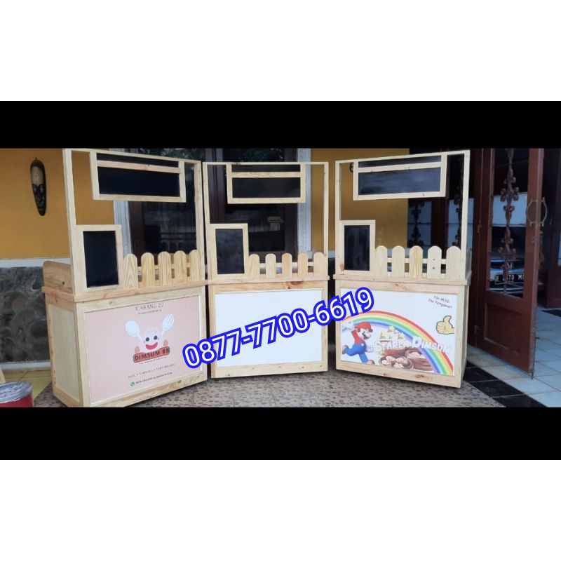 booth thai tea / booth minuman / booth usaha / booth kayu jati belanda
