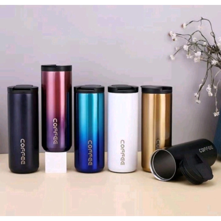 Termos Coffee Mug Stainless Steel Vacuum Insulated 500ML Tahan Panas / Dingin Kopi