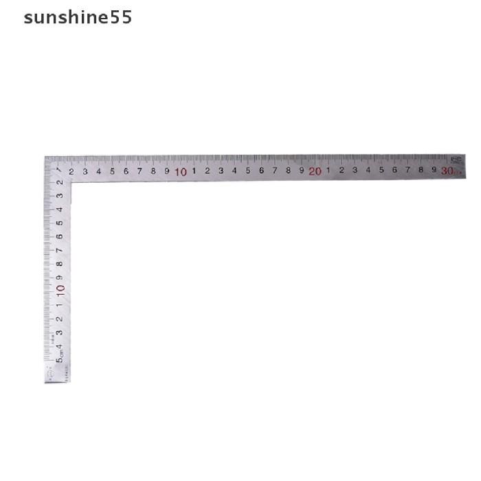 

Papan | Sunshine Penggaris Siku 90 Derajat Bahan Stainless Steel Ukuran 15X30C