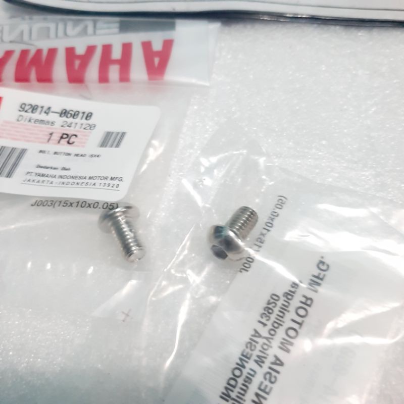 baut L kecil breket kuping kupingan lampu depan oval bulat rxking rx king new original