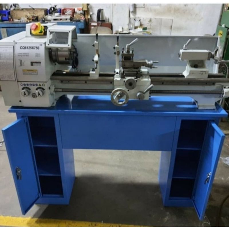 Mesin Bubut Besi Bench Lathe CQ 6125x750  ORIGINAL TERBAIK WESTCO