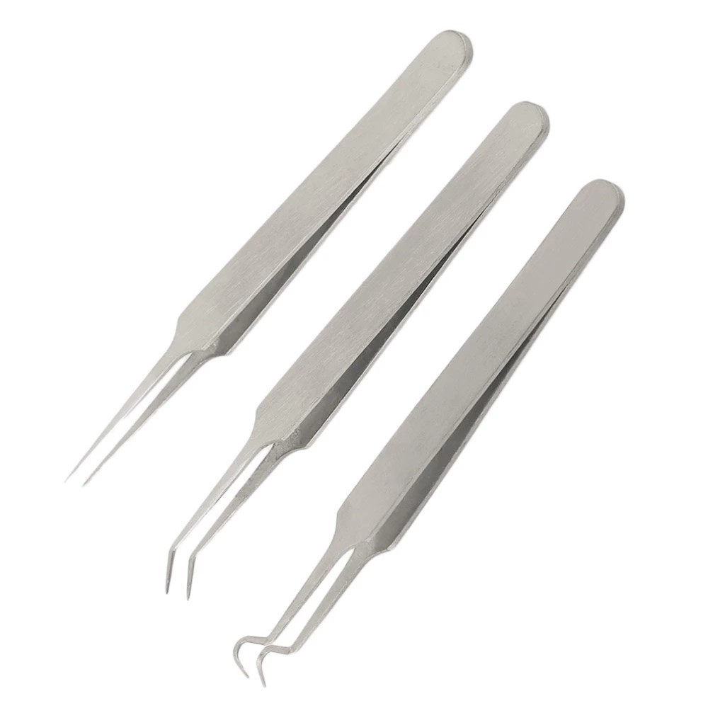 Set alat pencet pencetan pencabut komedo jerawat bahan stainless steel